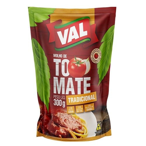 Molho de Tomate Tradicional Val 300g