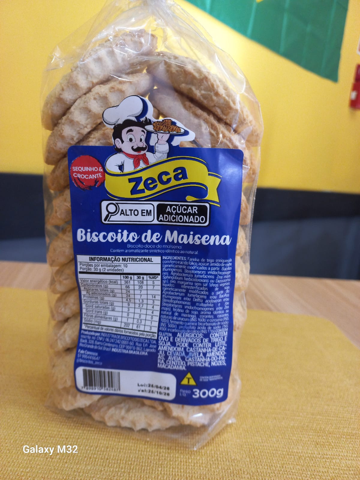Biscoito De Maisena 300G