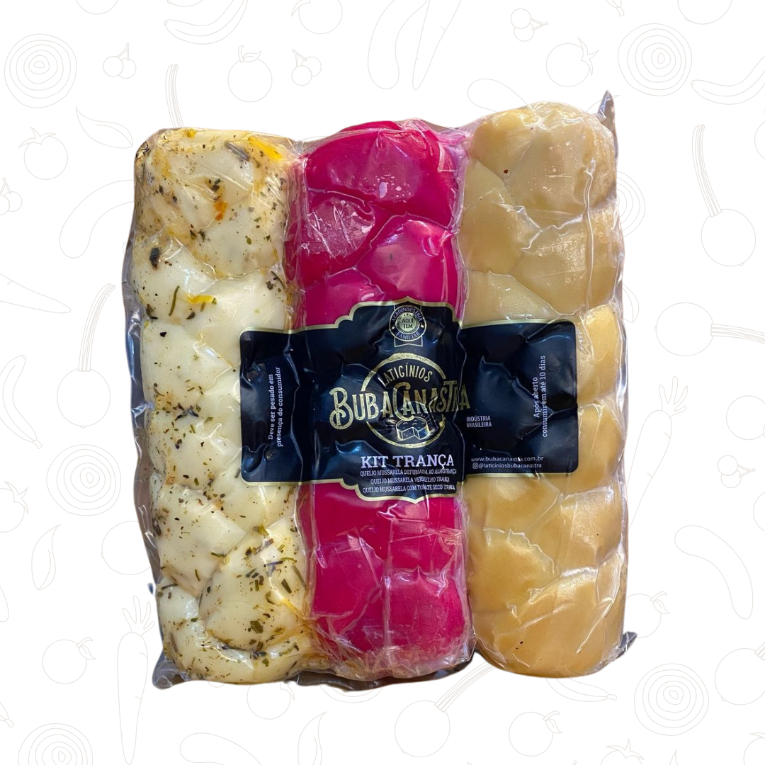 Queijo Kit Trança Bubacanastrta