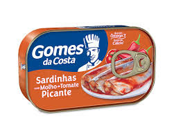 SARDINHA GOMES DA COSTA MOLHO TOMATE PICANTE 125G