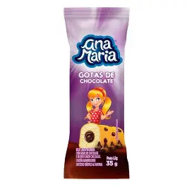 Bolo Ana Maria Gotas de Chocolate (Plus Vita) 35g