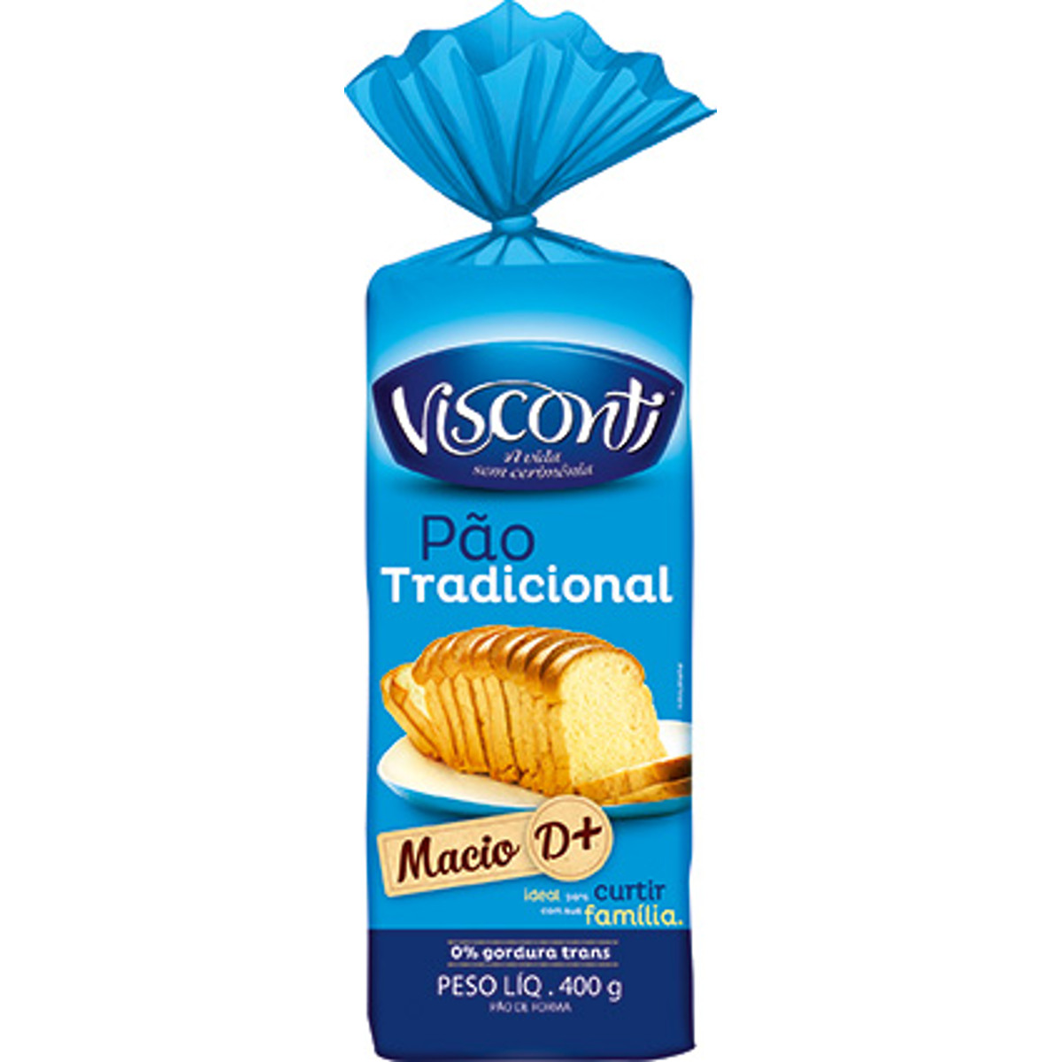 PAO VISCONTI TRADICIONAL 400G