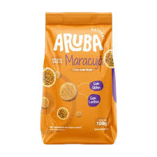 Biscoito Aruba S/Lactose Zr Glut Maracuja 100g