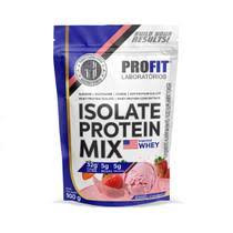 Whey Isolate Mix Blend Profit Morango Sh 900g