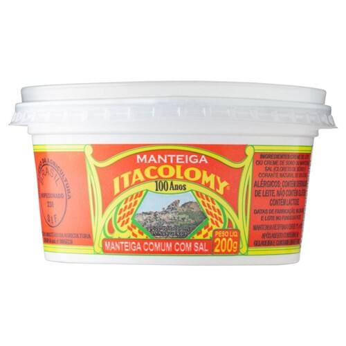 Manteiga Comum com Sal Itacolomy 200g
