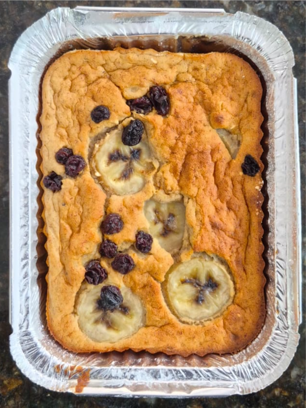 BOLO DE BANANA S/ POLIOIS 250 GRAMAS Congelado