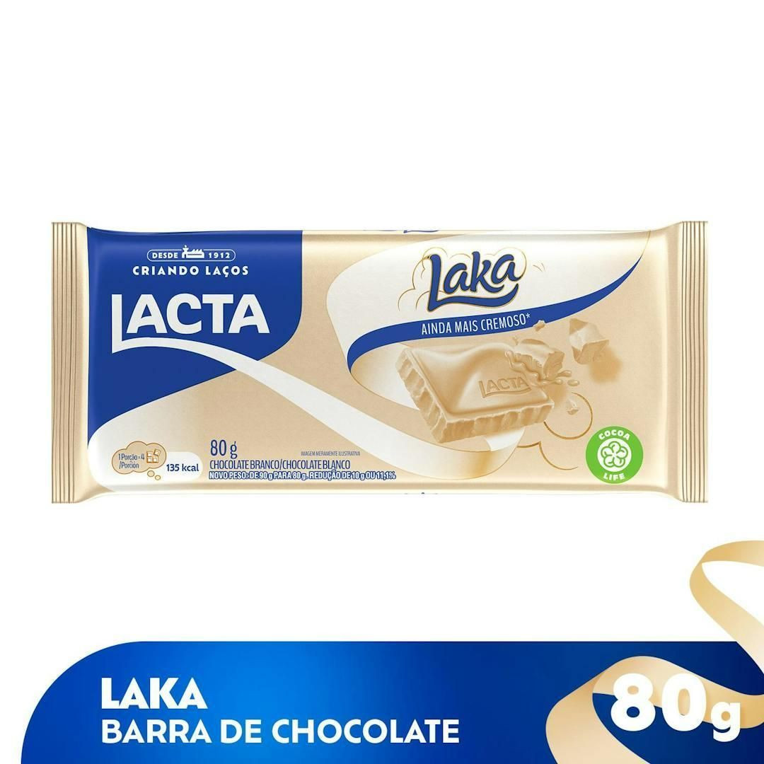 CHOCOLATE LACTA LAKA 80G