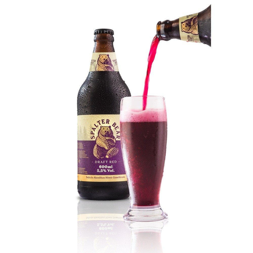 CHOPP DE VINHO SPATER BEAR DRAFT RED 600ML