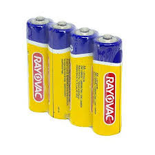 PILHA ZINCO RAYOVAC AA C/4