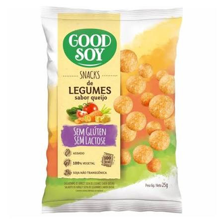 Snack Soja Good Soy Zr Glut Legumes Queijo 25g