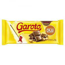 Choco barra Garoto castanha caju 90g