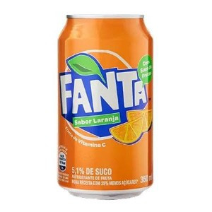 REFRIGERANTE FANTA LARANJA LATA