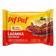 LASANHA A BOLONHESA PIF PAF 600G