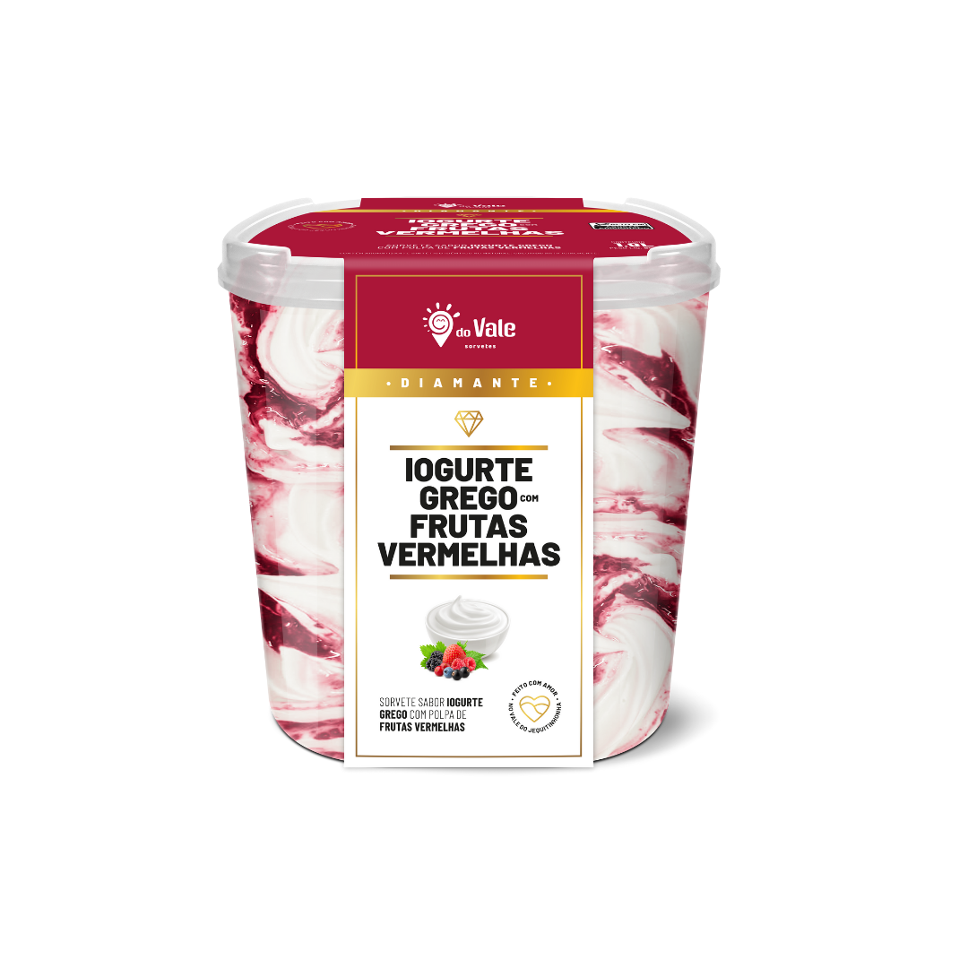 SORVETE 1.8L IORGUTE GREGO C/ FRUTAS VERMELHAS 