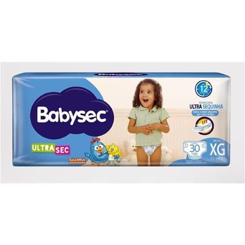 Fralda Descartavel Babysec Xg Ultra-Sec Mega 30un