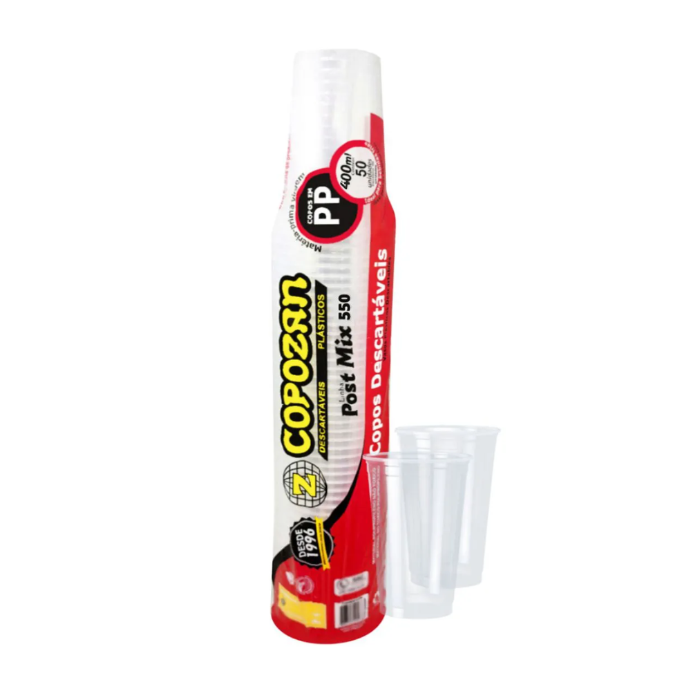 COPO LISO PP 400ML COPOZAN C50 TR