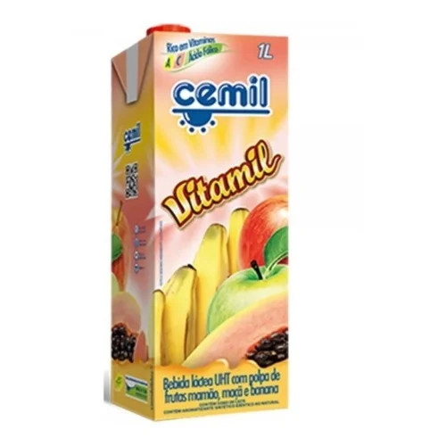 BEBIDA LACTEA SABOR VITAMINA CEMIL VITAMIL 1LT