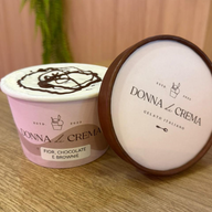 FIOR DI LATTE, CHOCOLATE E BROWNIE 220ML