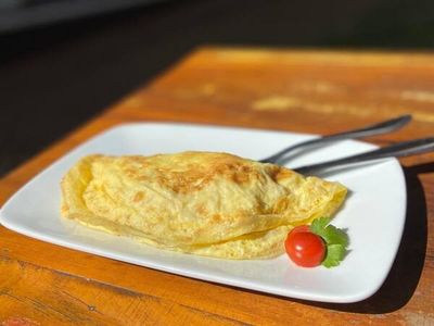 Omelete com queijo