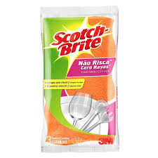 Esponja Scoth Brite c/3 não risca