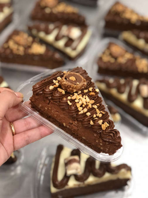 Torta Ferrero Rocher - Fatia