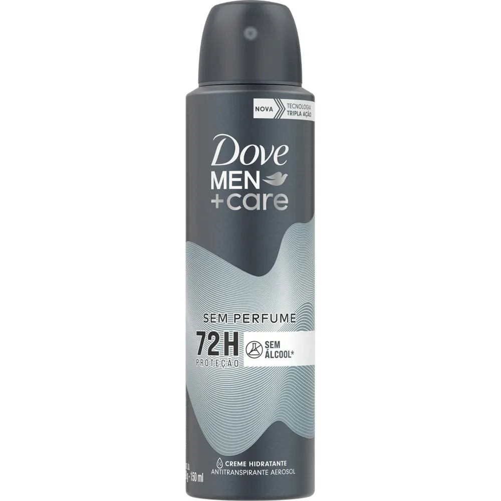DESOD AEROSOL DOVE MEN+CARE S/ PERFUME 150ML