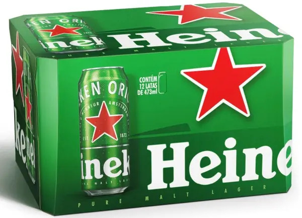 Pack Heineken Latão 473ml C/12