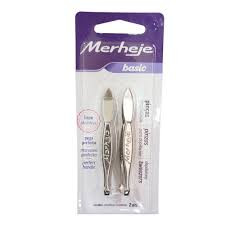 PINCA SOBRANCELHAS MERHEJE BASIC 2UN