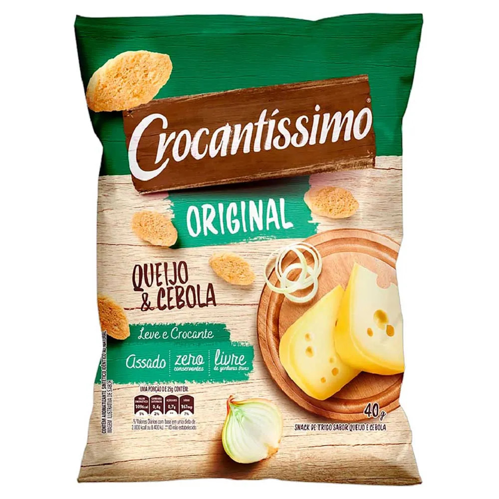 Torrada Plus Vita Crocantissimo Queijo/Cebola 45g