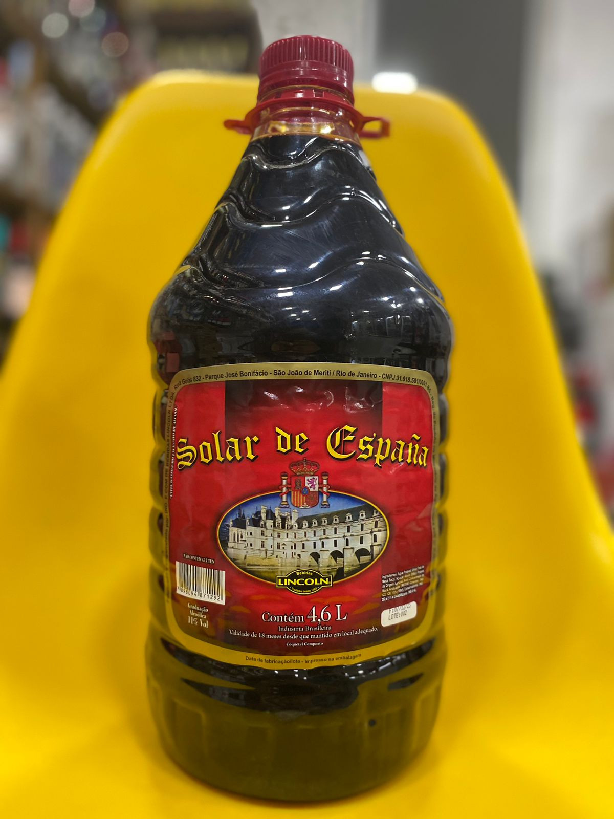 VINHO TINTO SOLAR DA ESPANHA 4,6ML