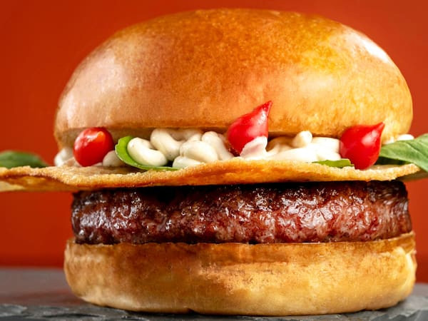 Crispy e Gorgonzola Hambúrguer Artesanal