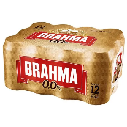 BRAHMA ZERO CX/12LT 350ML