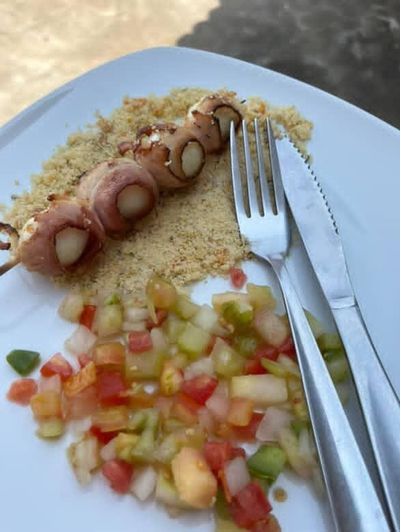 Ovo de Codorna c/ Bacon