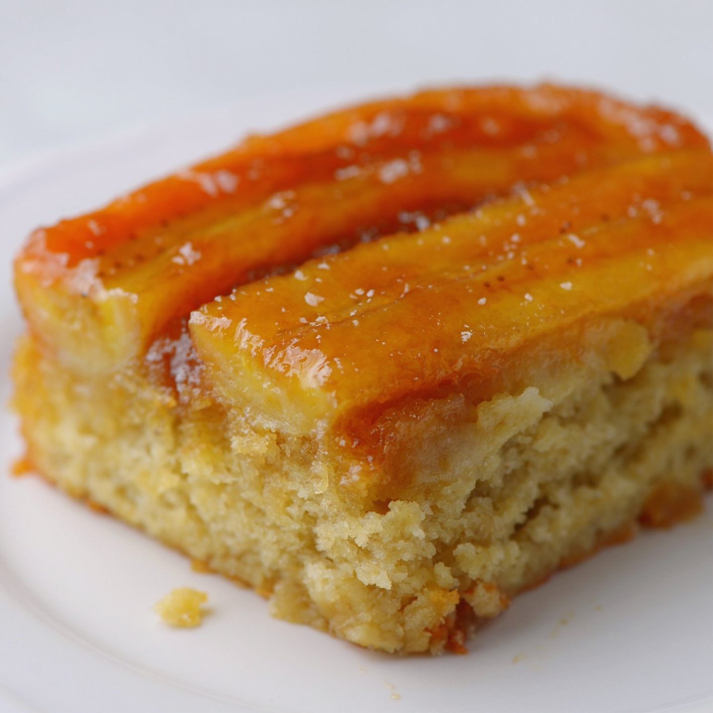 Bolo de banana caramelizada 1 quadrado 
