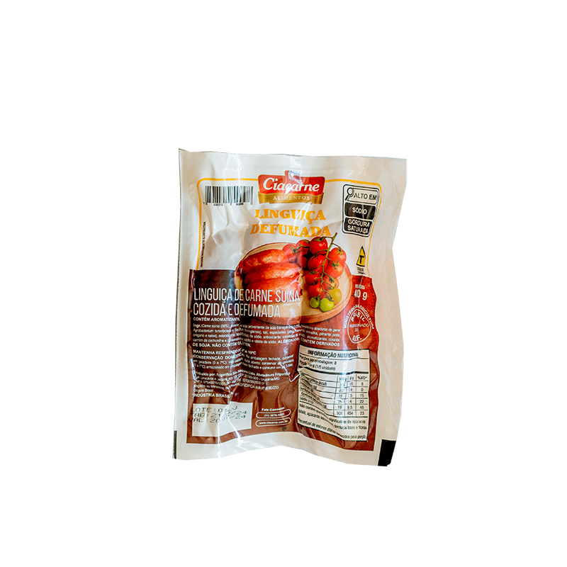 Linguiça defumada Cia carne 400g