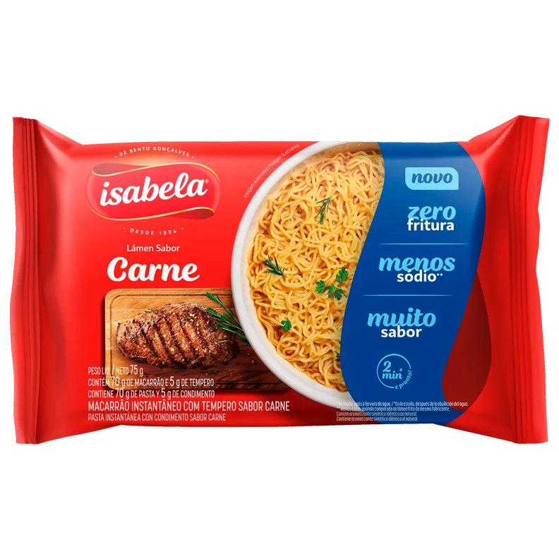 Massa Miojo Carne