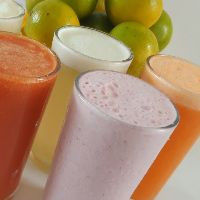 SUCO DE POLPA COM LEITE
