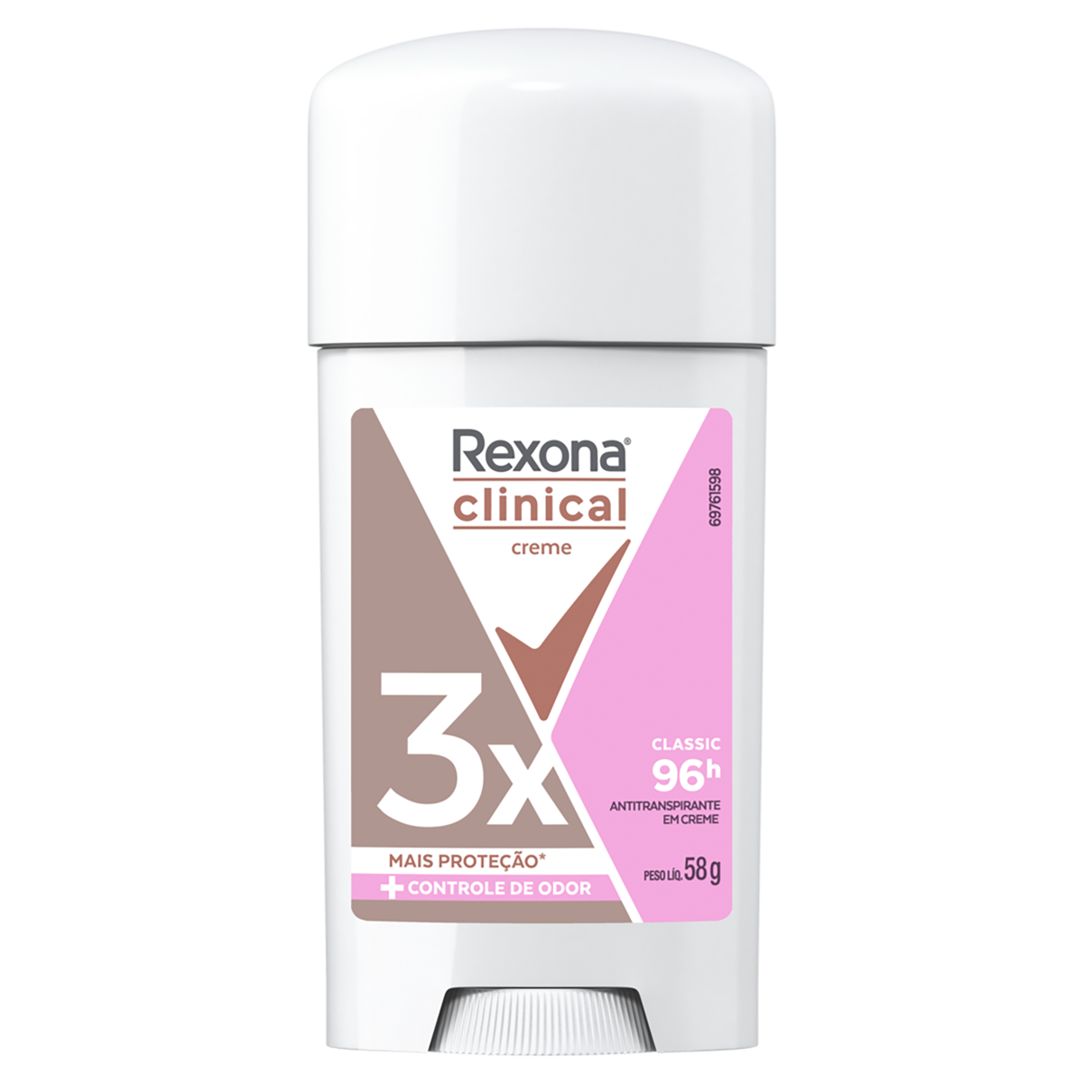 DESOD BASTAO REXONA CLINICAL CLASSIC 58G