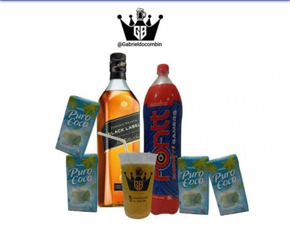 Combo Black Label 1L 6 gelos 