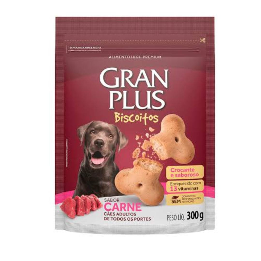Gran Plus Cookie Carne ou Frango 300g