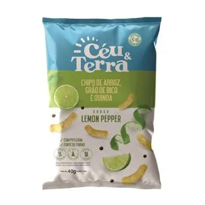CHIPS DE ARROZ, GRAO DE BICO, QUINOA LEMON PEP 40G