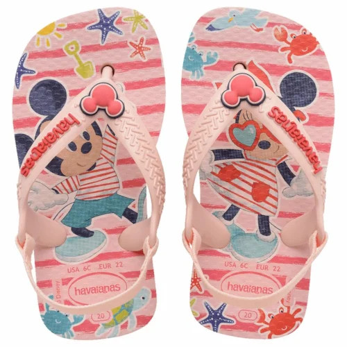 HAVAIANAS KIDS BABY DISNEY CLASSIC ROSA/VERMELHO 19