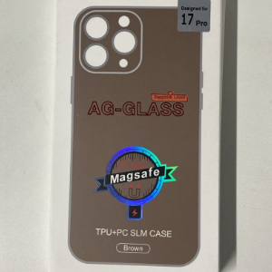 CAPA INDUCAO BROWN IPHONE 17 PRO PCSLIM CASE