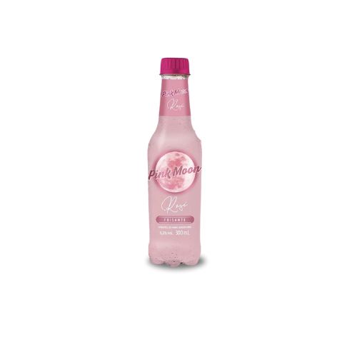 chopp de vinho rosé frisante 300 ml pink moon 