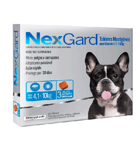 NexGard 4.1 a 10 kg - 3 Tablete