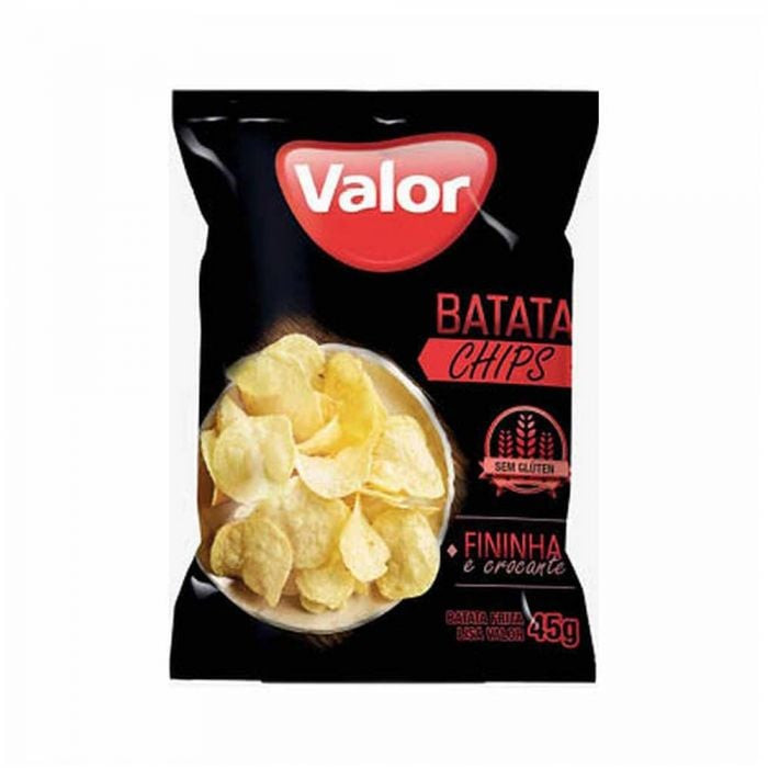 BATATA CHIPS VALOR 45G