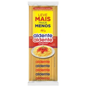 MACARRÃO ESPAGUETE ALDENTE 750G