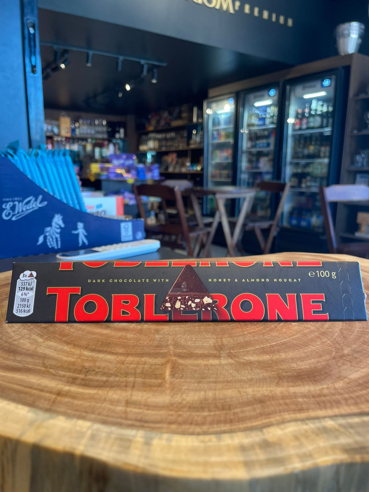 Toblerone Dark Chocolate with Honey & Almond Nougat 100g