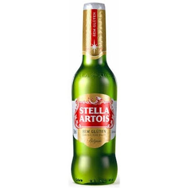 Cerveja Puro Malte sem Glúten Long Neck Stella Artois 330ml
