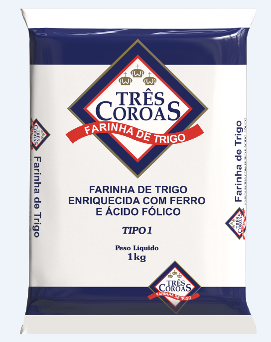 Farinha De Trigo Tres Coroas 1kg